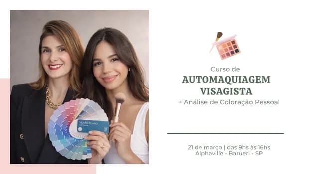 Imagem do Curso de Automaquiagem Visagista + Coloração Pessoal