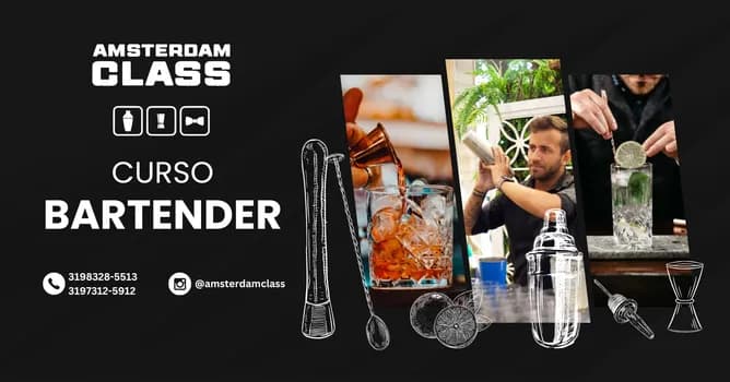 Imagem do CURSO DE BARTENDER BH - JULHO 2026