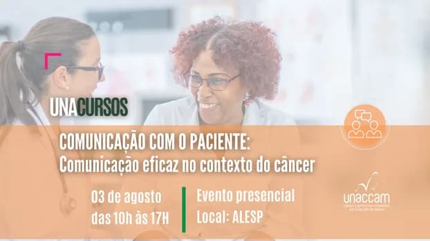 Imagem do Curso de Capacitação em Comunicação com o Paciente.
