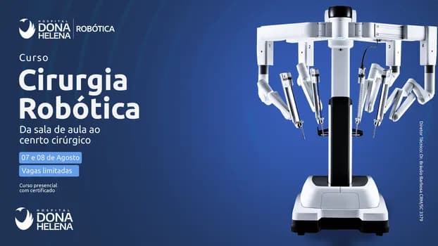 Imagem do Curso de Cirurgia Robótica - Da sala de aula ao Centro Cirúrgico - Edição 3