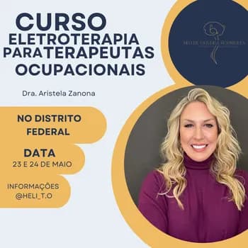 Imagem do CURSO DE ELETROTERAPIA PARA TERAPEUTAS OCUPACIONAIS - EM BRASILIA-