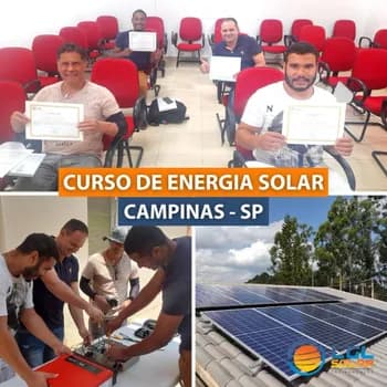 Imagem do Curso de Energia Solar em Campinas dias 27/08 e 28/08/2026