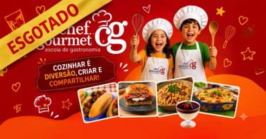 Curso de Ferias Chef Junior - 7 a 14 anos em São Paulo