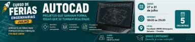 CURSO DE FÉRIAS - ENGENHARIAS| JULHO.2026 - AutoCAD em Salvador