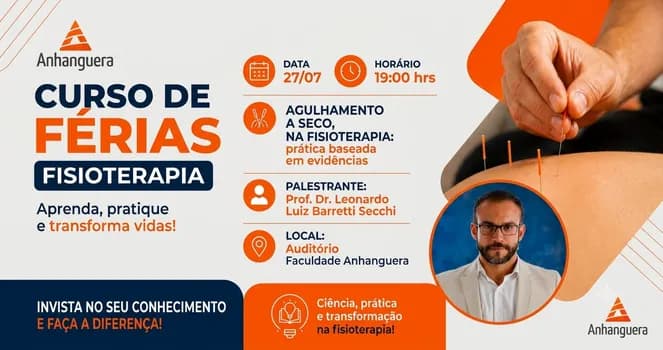 Imagem do Curso de férias– FISIOTERAPIA