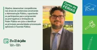 Curso de Férias: "Poder Público em Juízo" em Fortaleza