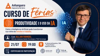 Curso de Férias: Produtividade e o uso da IA em Itapecerica da Serra