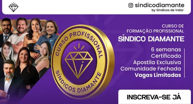 Imagem do CURSO DE FORMAÇÃO PROFISSIONAL SINDICO DIAMANTE - CURITIBA