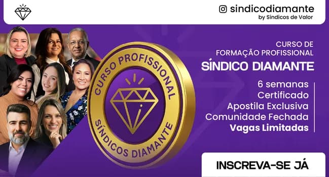 Imagem do CURSO DE FORMAÇÃO PROFISSIONAL SINDICO DIAMANTE - MANAUS