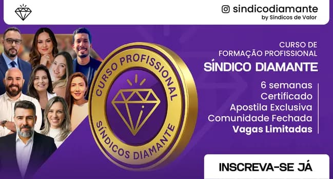Imagem do CURSO DE FORMAÇÃO PROFISSIONAL SINDICO DIAMANTE - VITORIA
