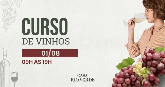 Imagem do Curso de Iniciação ao Vinho - 01/08/26