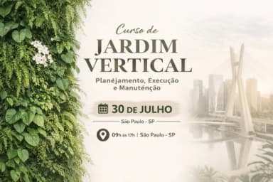 Curso de Jardim Vertical - Planejamento, Execução e Manutenção em São Paulo