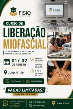 Imagem do CURSO DE LIBERAÇÃO MIOFASCIAL NA PRÁTICA CLÍNICA E ESPORTIVA - FISIO LEARNING