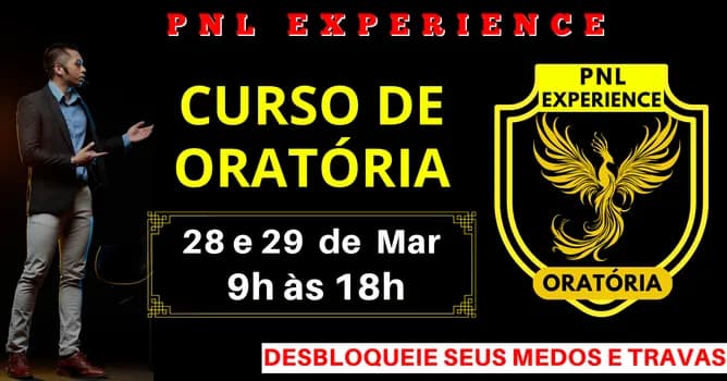 Imagem do Curso de Oratória com PNL - Alto Impacto para Superar o Medo de Falar em Público