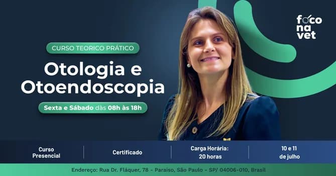 Imagem do CURSO DE OTOLOGIA E OTOENDOSCOPIA: DIAGNÓSTICO E TRATAMENTO (PRESENCIAL EM SÃO PAULO)