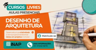 Curso Desenho de Arquitetura - Reserva Acadêmica - Desconto de 20% em Belo Horizonte