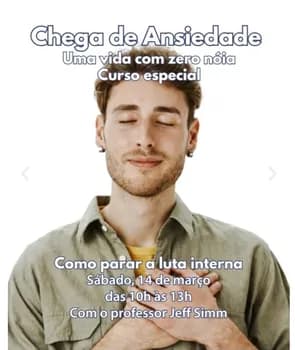 Imagem do Curso Especial | Chega de Ansiedade - Uma vida com zero nóia!