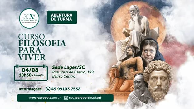 Imagem do Curso Filosofia para Viver - ago/2026