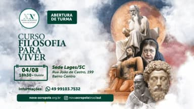 Curso Filosofia para Viver - ago/2026 em Lages