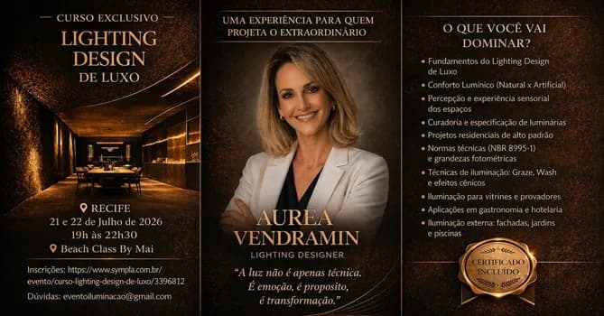 Imagem do Curso Lighting Design de Luxo