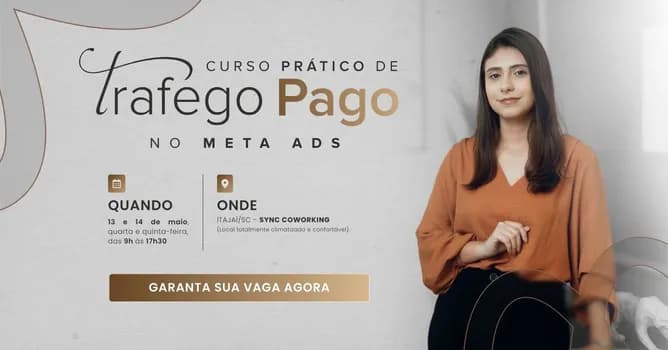 Imagem do Curso Prático de Tráfego Pago no Meta Ads em Itajaí
