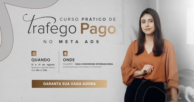 Imagem do Curso Prático de Tráfego Pago no Meta Ads em Itajaí