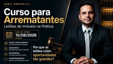 Curso Presencial de Leilão de Imóveis em São José dos Campos em São José dos Campos