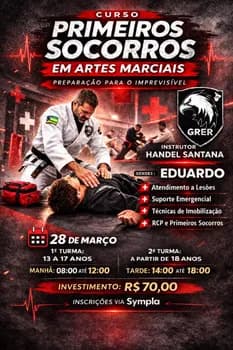 Imagem do CURSO - PRIMEIROS SOCORROS EM QRTES MARCIAIS (Preparação para o imprevisível)