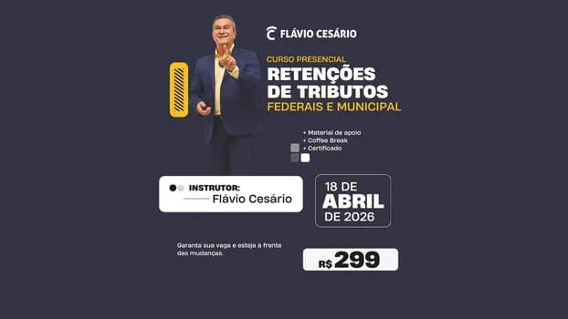 Imagem do Curso: Retenções de Tributos Federais e Municipais