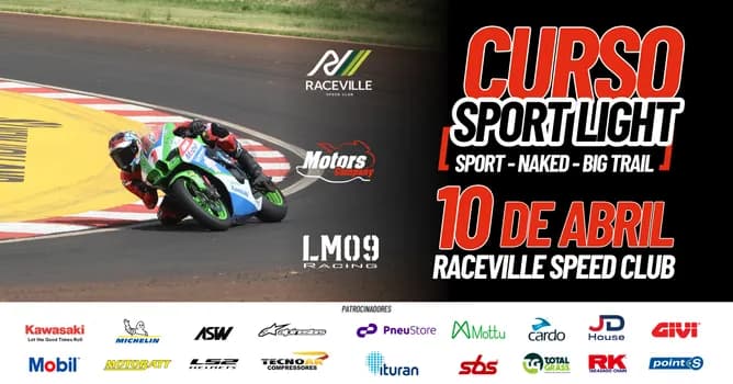 Imagem do CURSO SPORT LIGHT - RACEVILLE SPEED CLUB (Brotas/SP) - 10/04/2026