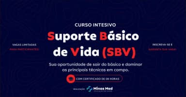 CURSO SUPORTE BÁSICO DE VIDA (SBV) - ADULTO E PEDIÁTRICO em Uberaba