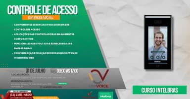 Curso Técnico INSTALE CONTROLE DE ACESSO PARA EMPRESAS (Intelbras) em Osasco