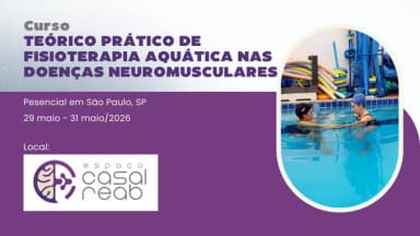 CURSO TEÓRICO E PRÁTICO DE FISIOTERAPIA AQUÁTICA EM DOENÇAS NEUROMUSCULARES em São Paulo