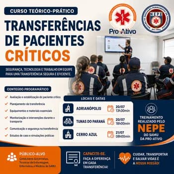 Curso Transferências Intra-hospitalar em Curitiba