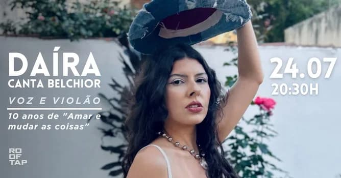 Imagem do DAÍRA CANTA BELCHIOR - AMAR E MUDAR AS COISAS - 10 ANOS - SP
