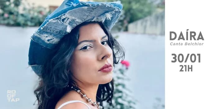 Imagem do Daíra canta Belchior no Rooftap - Brooklin - SP (AMAR E MUDAR AS COISAS)