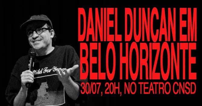 Imagem do DANIEL DUNCAN EM BELO HORIZONTE - 30/07