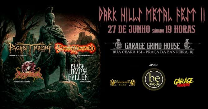 Imagem do DARK HILLS METAL FEST 2ª edição - GARAGE GRIND HOUSE