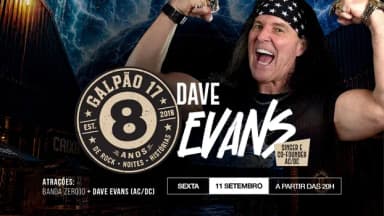 Dave Evans (AC/DC) em Brasília