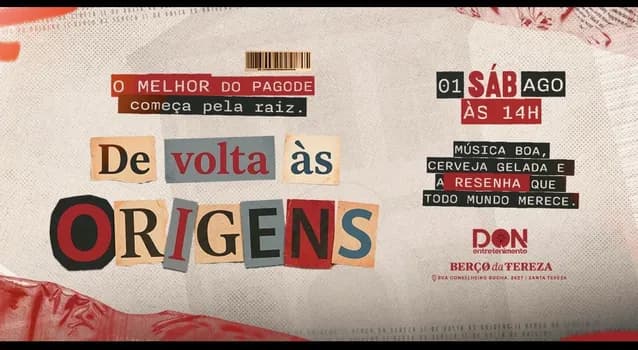 Imagem do DE VOLTA AS ORIGENS