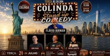 DEGUSTAÇÃO DE HUMOR COLINDA FUN BARRA 21/7 em Rio de Janeiro