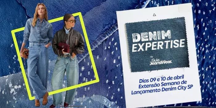 Imagem do Denim Expertise - "Aprenda em dois dias o que transforma jeans comum em jeans desejo"