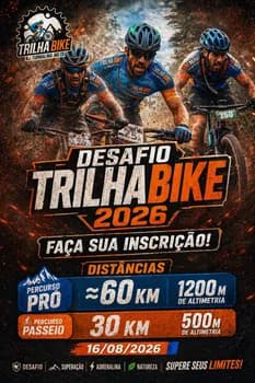 Imagem do Desafio Trilha Bike Turmalina 2026