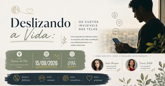 Imagem do Deslizando a Vida: Os Custos Invisíveis das Telas