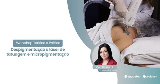 Imagem do Despigmentação a laser em tatuagem e micropigmentação - Workshop Teórico e Prático