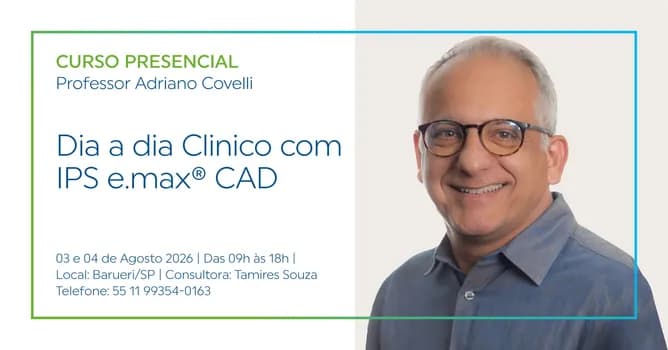 Imagem do Dia a dia Clínico com IPS e.max cad - Adriano Covelli