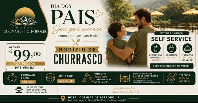 Imagem do Dia dos Pais Hotel Colinas