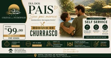 Dia dos Pais Hotel Colinas em Petrópolis