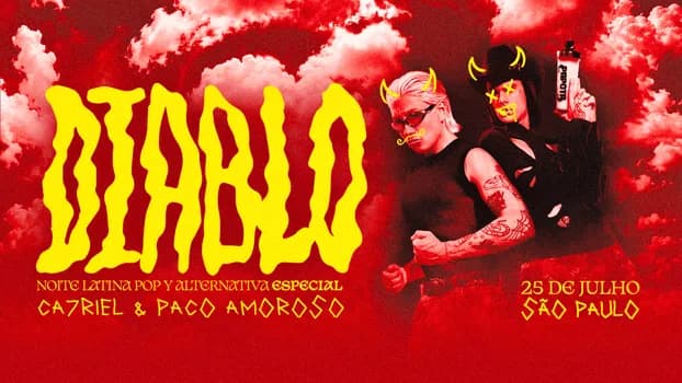Imagem do Diablo: Especial Ca7riel & Paco Amoroso | Música Latina Pop y Alternativa | 25.07