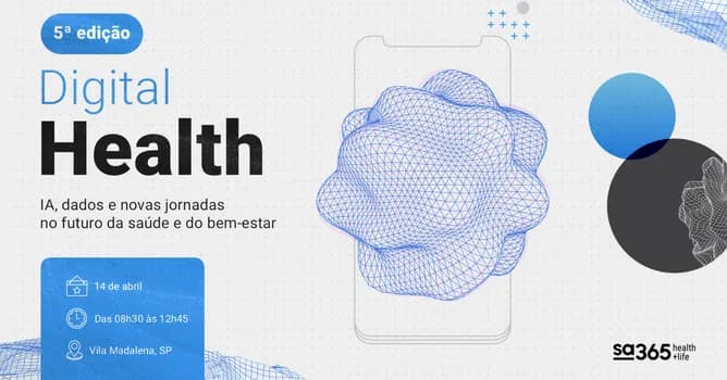Imagem do Digital Health 2026: IA, dados e novas jornadas no futuro da saúde e do bem-estar